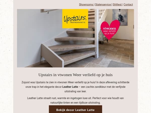 💛 Zojuist op TV: Leather Latte in vtwonen