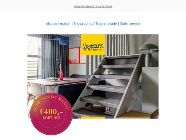 Profiteer nog t/m 30 april van onze € 400,- kortingsactie!