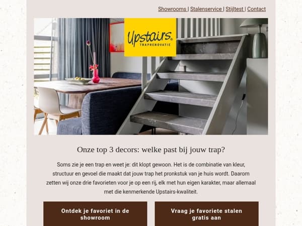 Drie keer trapliefde: onze mooiste decors in de spotlight