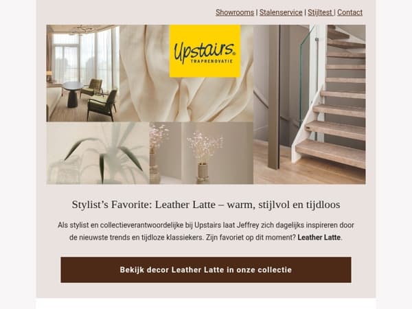 Jeffrey’s favoriet: dé trap die warmte en verfijning ademt