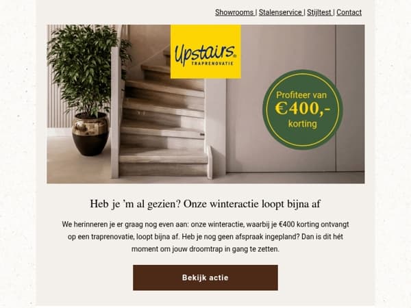 💛 Laatste weken: profiteer nog van €400 winterkorting