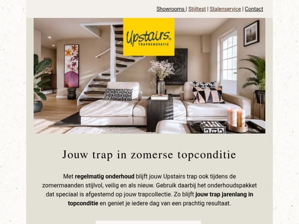 Je trap in zomerse topconditie