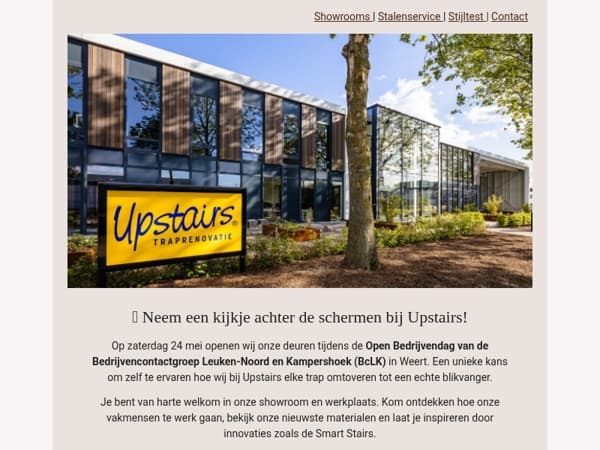 💛 Bezoek Upstairs tijdens de Open Bedrijvendag in Weert – ook met Hemelvaart en Pinksteren open!