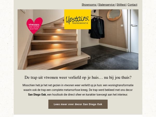 💛 De trap uit de vtwonen aflevering – nu met €400 korting!