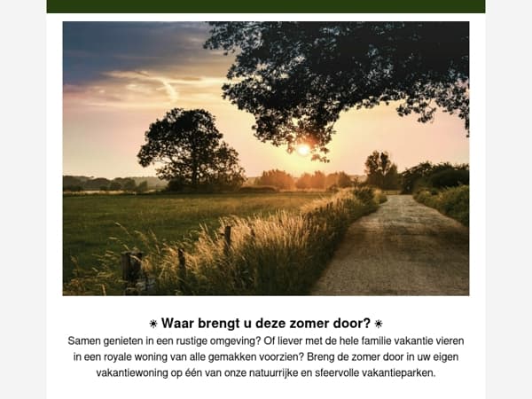 ☀️🌿💦 Zomer in Nederland!