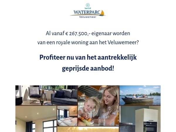 ✨Investeer in uw eigen vakantiewoning aan het Veluwemeer! ✨