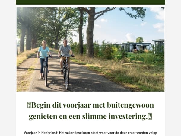 🌷Dit voorjaar investeren in waarde of recreëren in comfort? 🌷