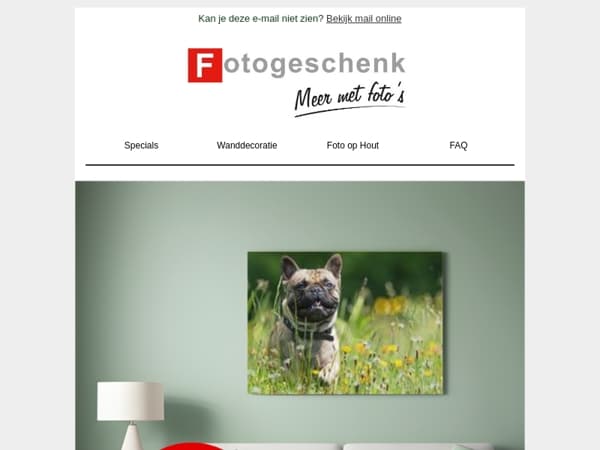 Profiteer nu van 25% korting op ons gehele assortiment!