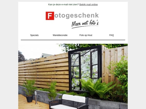 🐇 Voorjaar & voordeel: tuinposters en canvas buiten voor 50% van de prijs!