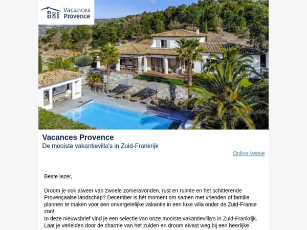 December: dé maand om plannen te maken voor een zonvakantie!