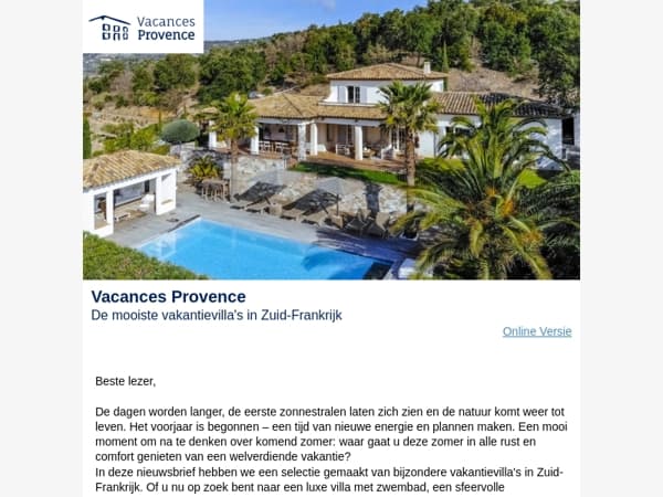Exclusieve villa’s voor een zorgeloze zomer ☀ 