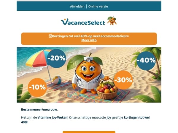 🍊Tot wel 40% korting - Vitamine Joy-weken 🍊
