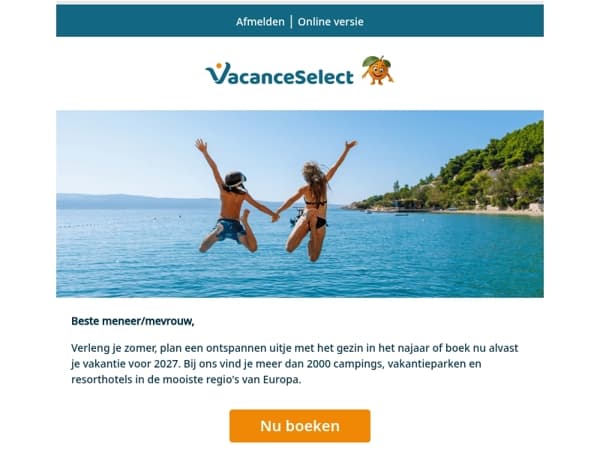 Boek nu jouw volgende welverdiende vakantie