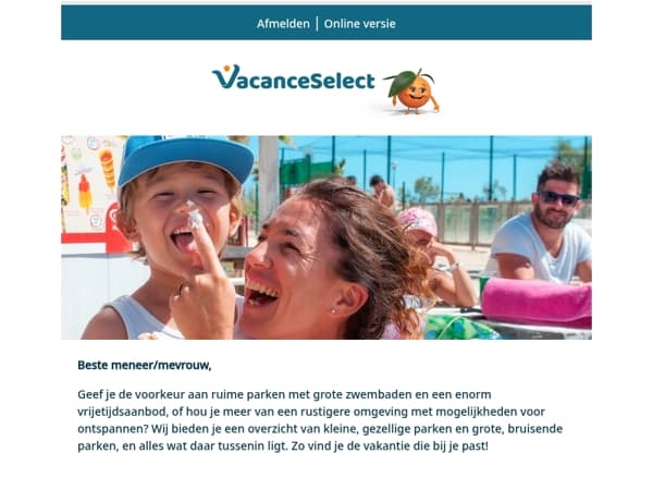 Grote parken versus kleine parken