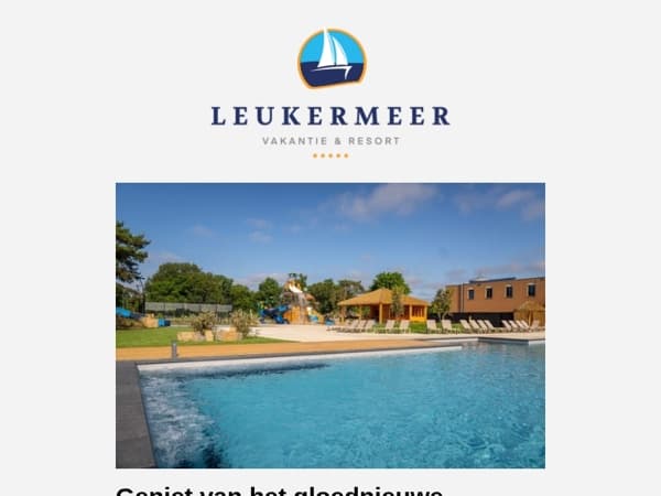 Nieuw buitenzwembad en splash park is geopend! 🎉