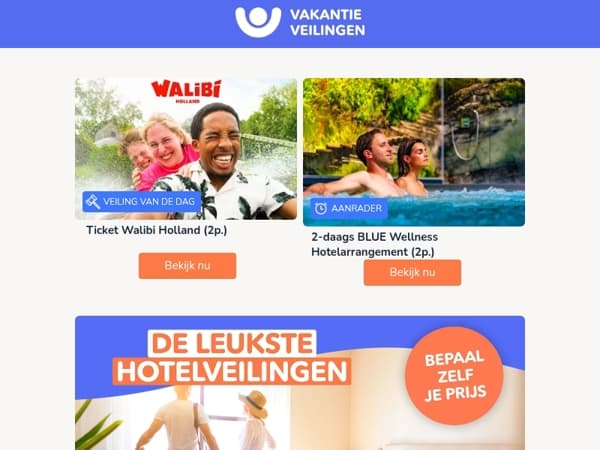 Weekend-toppers: Walibi, BLUE Wellness & meer