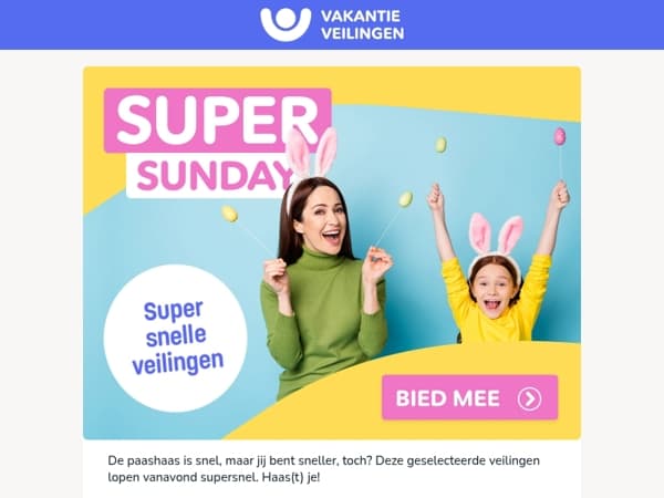 Wees er snel bij: supersnelle veilingen⚡