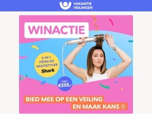 Win vandaag gratis een Shark 5-in-1 föhn