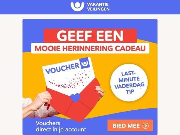 Geef een mooie herinnering voor Vaderdag🎁