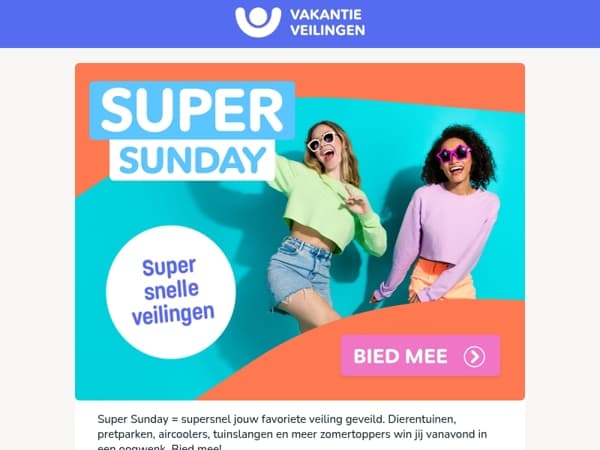 Super Sunday = supersnel geveild⚡