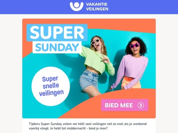 Super Sunday: héél veel veilingen versneld