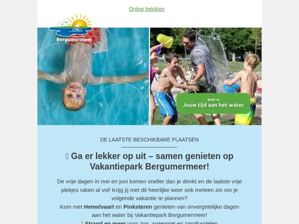 🚨 Grijp je kans: de laatste plaatsen voor Hemelvaart en Pinksteren