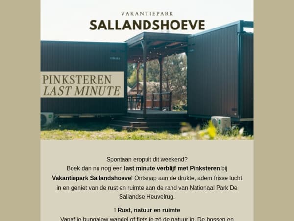 🌸 Nog niks gepland met Pinksteren? Kom last minute genieten op de Sallandse Heuvelrug!