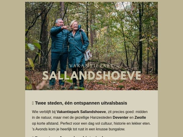 Een dagje Deventer of Zwolle, ontdek de Hanzesteden vanuit Sallandshoeve 🏛️