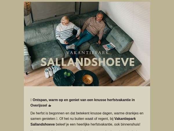 🍁 Herfstweer? Bij Sallandshoeve zit je altijd goed!