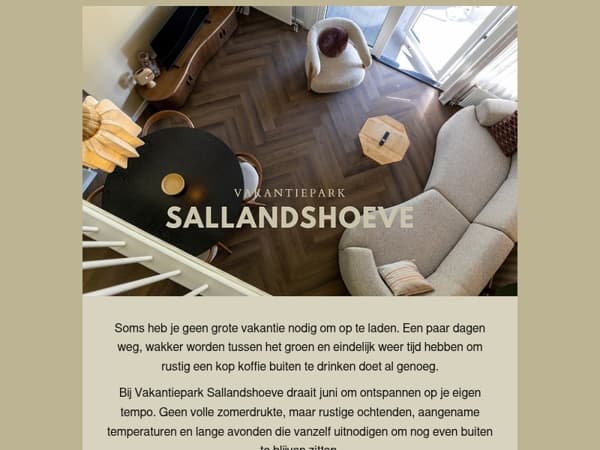 🌿 Even uit de routine? Juni voelt anders op Sallandshoeve