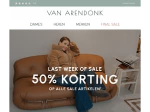 Last week of SALE!  😱