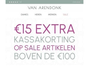 Laatste 2 dagen! €15,- EXTRA kassakorting 🔥