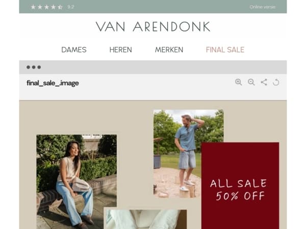 Laatste week, laatste kans | Final Sale eindigt.