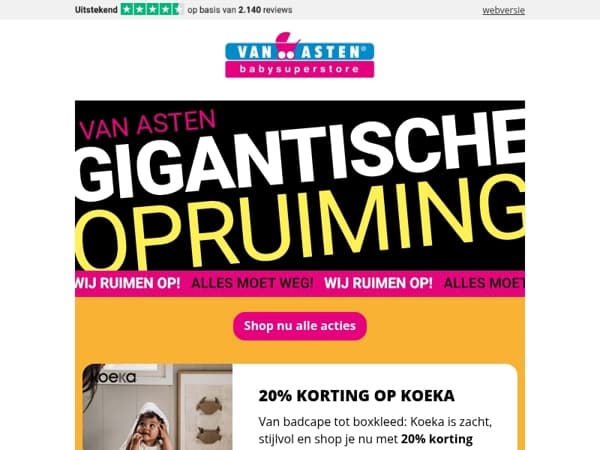 Tot 50% korting op Cybex tijdens de Gigantische Opruiming