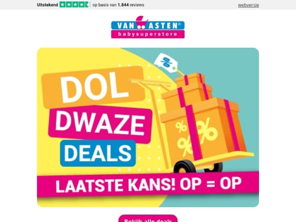 Laatste kans voor de Dol Dwaze Deals!