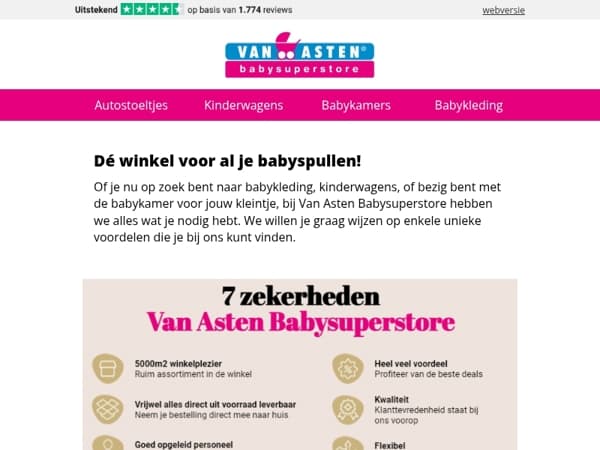 Ontdek onze unieke voordelen en het spaarprogramma!