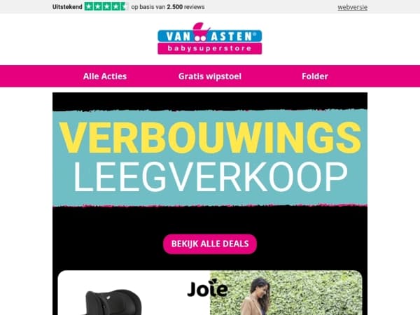 Scoor nu een buggy al vanaf 39.99- alleen tijdens de Verbouwingsleegverkoop!