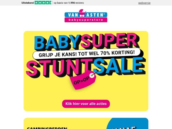 Hitte Alarm: zomerslaapzakken v.a. 7,50!