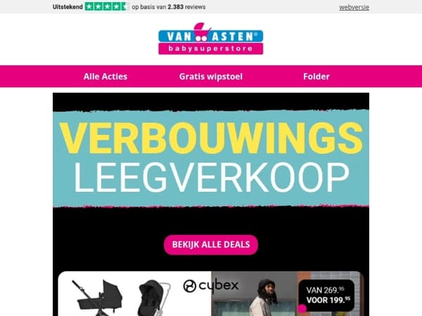 Scoor je favoriete hydrofiele slaapzak al v.a. 7,50!