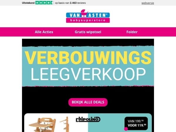 Tot 65% korting op slaapzakken tijdens de Verbouwingsleegverkoop