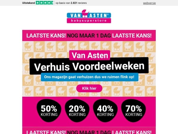 LAATSTE KANS voor de Verhuis Voordeelweken!