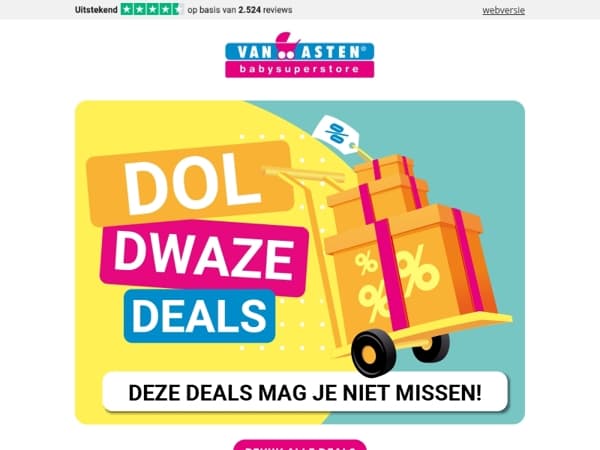 De Dol Dwaze Deals zijn van start!