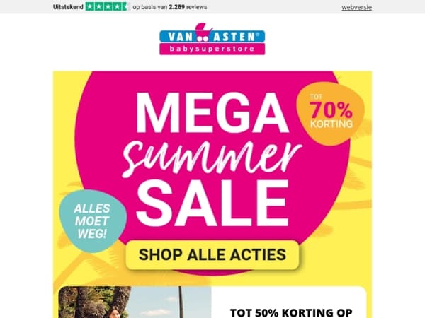 Tot 50% korting op Novi Baby tijdens de Mega Summer Sale!