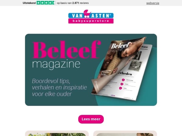 Bekijk de nieuwe editie van ons e-magazine Beleef!