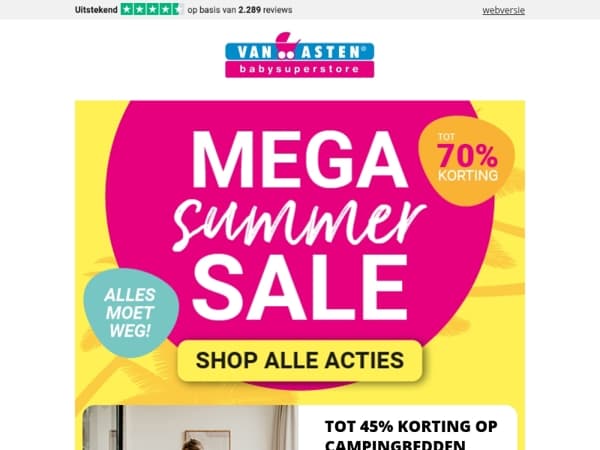 Scoor nog snel voor de vakantie een campingbed met korting die oploopt tot 45%! ⛱️