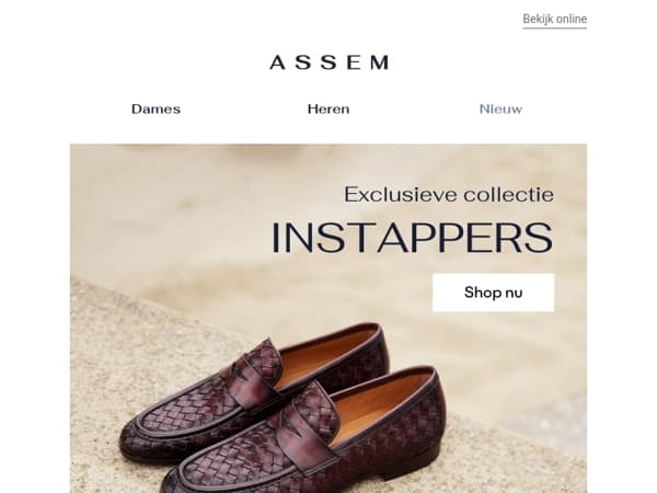 Jouw nieuwe instappers wachten op je...