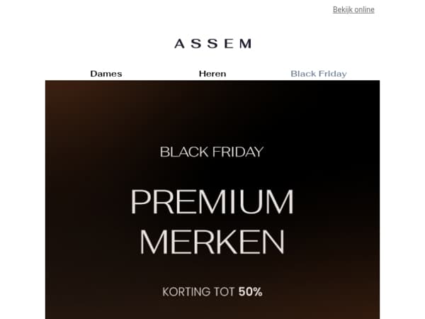 Tot 50% korting op premium merken 📢