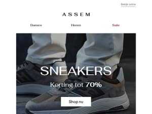 Sale | Sneakers met korting tot 70% 💥