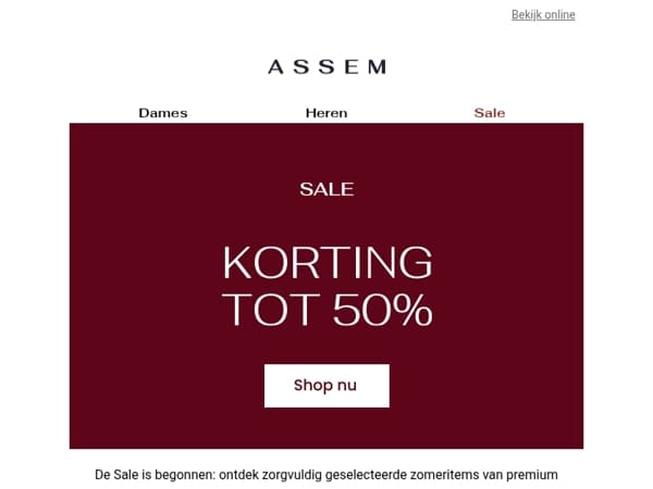 De Sale is gestart: tot 50% korting ❤️‍🔥