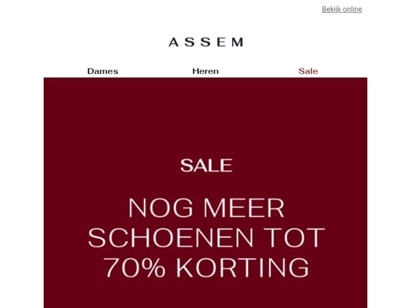 NU nog meer schoenen tot 70% korting 🚨